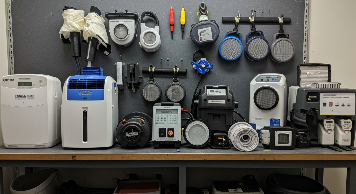 Mold Cleanup Tools and Equipment